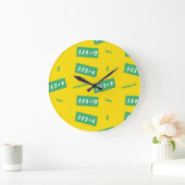 Times three yellow learning grote klok (Huis)