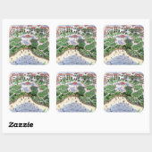 Timeshare Temptation 1990 Vierkante Sticker (Vel)