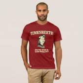 Timesheets: Fiction Writing 101 T-shirt (Voorkant volledig)