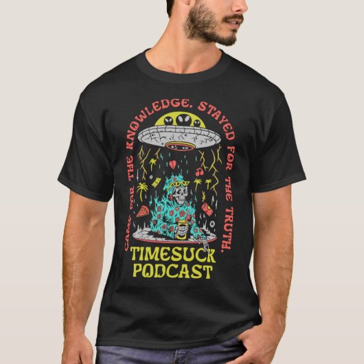 Timesuck Podcast M-Erch Knowledge Truth 1 S Gift F T-shirt (Voorkant)