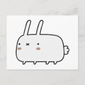 Timid Rabbit Briefkaart (Voorkant)
