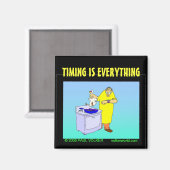 TIMING IS ALLES $3.00 MAGNEET (Voorkant / Achterkant)
