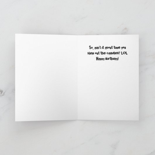 Timing is alles Drummer Verjaardag Kaart (Binnen)