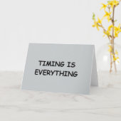 TIMING IS IEDEREEN VAN DE TRUISM FEITEN LEVEN VERL KAART (Gele Bloem)