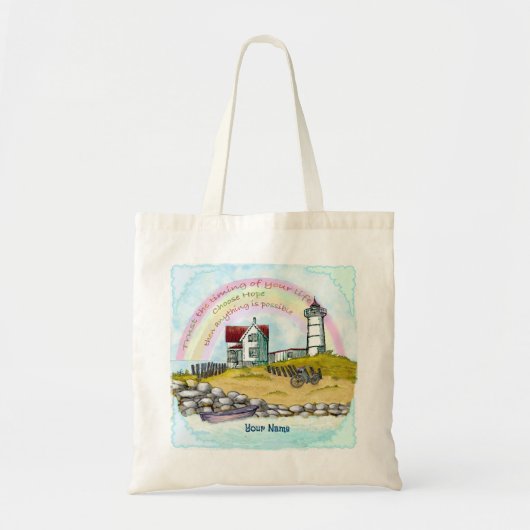 Timing Lighthouse Tote Bag (Voorkant)