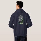 Timing Marine Blauw Hoodie met capuchon (Achterkant volledig)