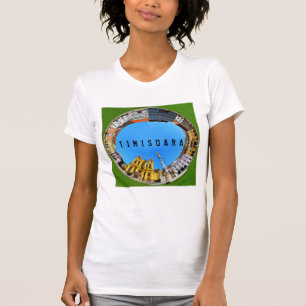 timisoara stad roemenië vakbond panorama piata t-shirt