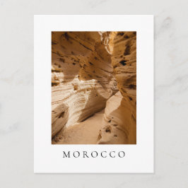 Timlalin’s canyon, near Tamri, Morocco travel Briefkaart