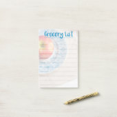 Timless Apple - Grocery List Post-it Notes (Op bureau)