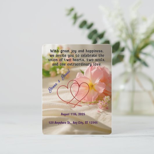 Timless Elegance Feestdagenkaart (Staand voorkant)