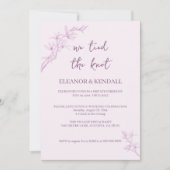 Timless Flower "Tied the Knot" Weddenschap Kaart (Voorkant)
