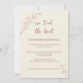 Timless Flower "Tied the Knot" Weddenschap Kaart (Voorkant)