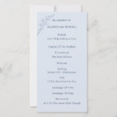 Timless Flower Weddenprogramma (Voorkant)