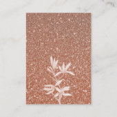 Timless Flower Weddenschap Bedankt Informatiekaartje (Achterkant)