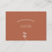 Timless Flower Weddenvice Informatiekaartje (Achterkant)