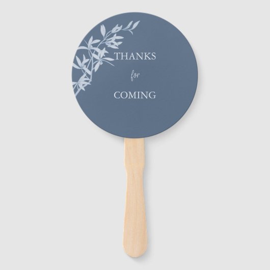 Timless Flower Wedding Handwaaier (Achterkant)