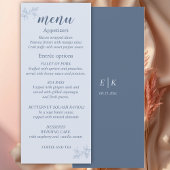 Timless Flower Wedding Menu