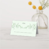 Timless Flower Wedding Plaatskaartje (Voorkant)