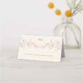 Timless Flower Wedding Plaatskaartje (Voorkant)