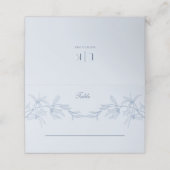 Timless Flower Wedding Plaatskaartje (Buitenkant ongevouwen)