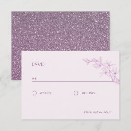 Timless Flower Wedding RSVP Informatiekaartje