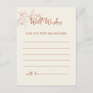 Timless Flower Wish Briefkaart