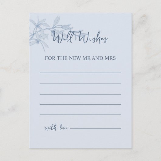 Timless Flower Wish Briefkaart (Voorkant)