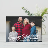 Timless Glow Prettige feestdagen Editable-kleurenk Feestdagenkaart (Staand voorkant)