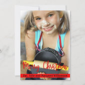 Timless Moderne Kerstmis Feestdagenkaart (Voorkant)