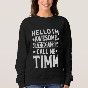 Timm achternaam Noem me Timm familie team achterna Trui
