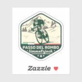 Timmelsjoch - Passo del Rombo motorrit Sticker (Vel)