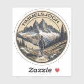 Timmelsjoch - Passo del Rombo motorrit Sticker (Vel)