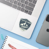 Timmelsjoch - Passo del Rombo motorrit Sticker (Laptop met iPhone)