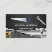 Timmergereedschap | hoofdaannemer visitekaartje (Voorkant)