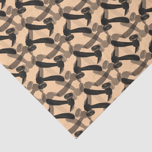 timmerhamergereedschap tissuepapier (Detail)