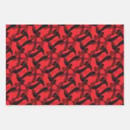 Timmerhamers op Mancave Inpakpapier Vel