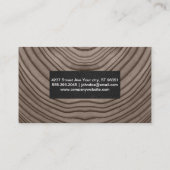 Timmerlieden Hout Achtergrond | Gereedschap Visitekaartje (Achterkant)