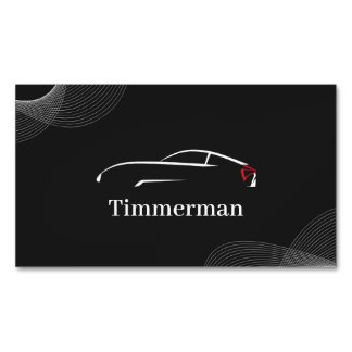 Timmerman — Automotive Care & Vehicle Enhancement Magnetisch Visitekaartje