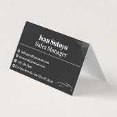 Timmerman — Automotive Care & Vehicle Enhancement Visitekaartje (Achterkant)