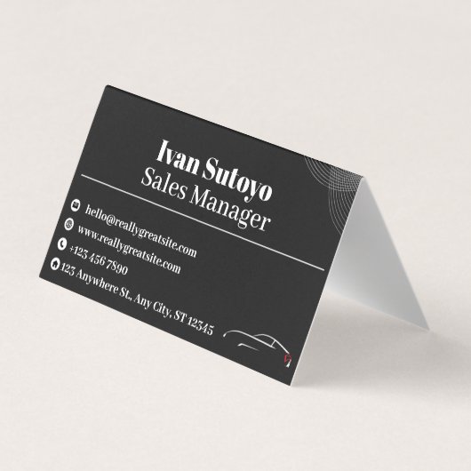 Timmerman — Automotive Care & Vehicle Enhancement Visitekaartje (Achterkant)