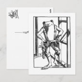 timmerman briefkaart (Voorkant / Achterkant)