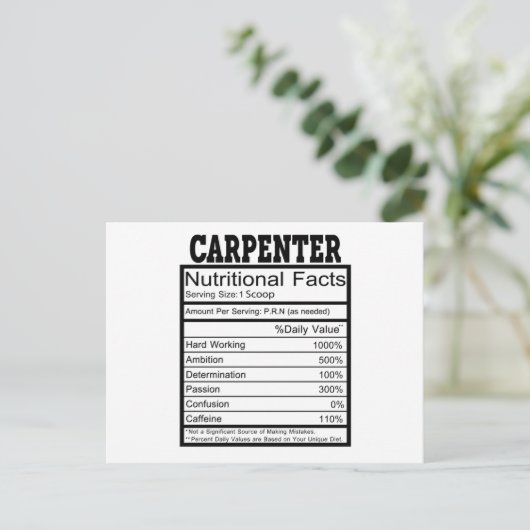 Timmerman Briefkaart (Staand voorkant)