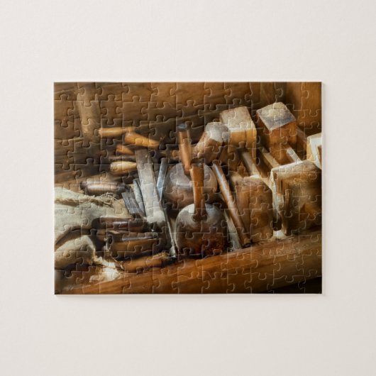Timmerman - De Amish Timmerman Legpuzzel (Horizontaal)