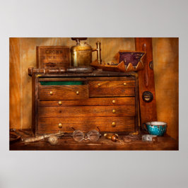 Timmerman - Gereedschap - In mijn jongere jaren Poster