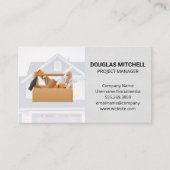 Timmerman gereedschapskist | Huisreparaties Visitekaartje (Voorkant)