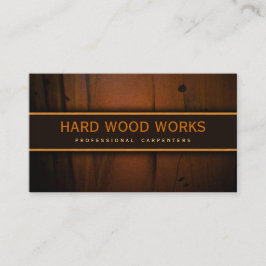 Timmerman Hardhout Houten Houten Visitekaartjes