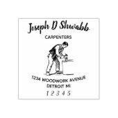 Timmerman, houtbewerker, handelaar rubberstempel (Afrduk)