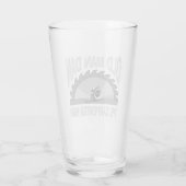 Timmerman houtbewerking Oud Man Dan Lumber Bouwer Glas (Achterkant)