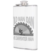 Timmerman houtbewerking Oud Man Dan Lumber Bouwer Heupfles (Links)