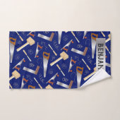 Timmerman houtbewerkingsgereedschappen gepersonali handdoek (Handdoek)